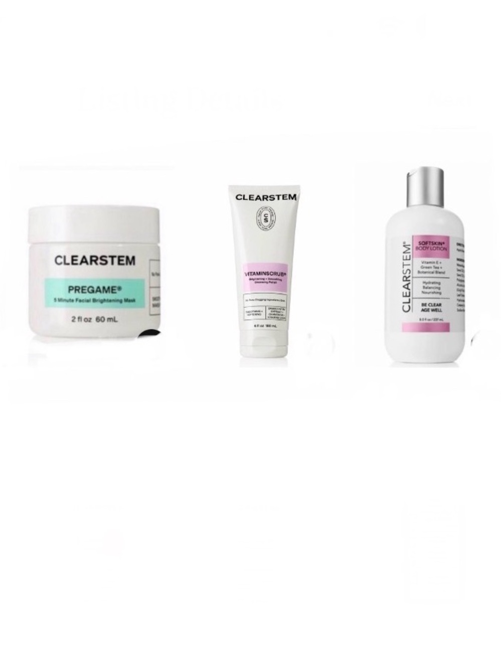 NEW CLEARSTEM Skincare Set ($142 value)
